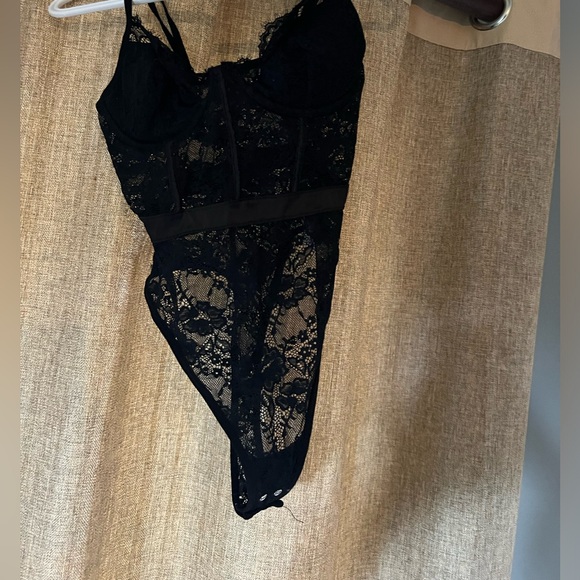 Victoria secret black lace body suit - Picture 2 of 2